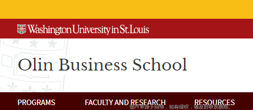 华盛顿圣路易斯大学商学院申请条件