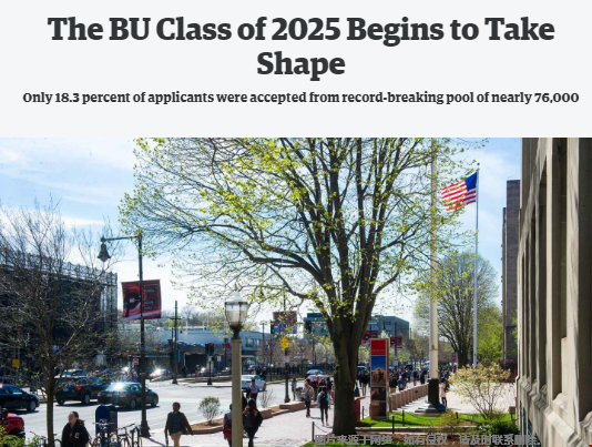 波士顿大学录取有什么要求？
