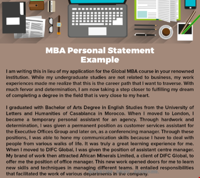 申请美国大学mba的自我陈述怎么写？