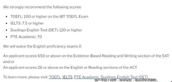 圣母大学托福要求多少分？（本科+研究生）