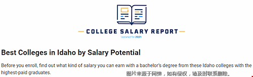 爱达荷州最有前途的7所大学